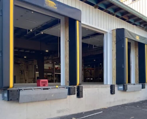 NYC overhead commercial garage doors for loading docks. Get garage door maintenance, repair, and installation services near me.