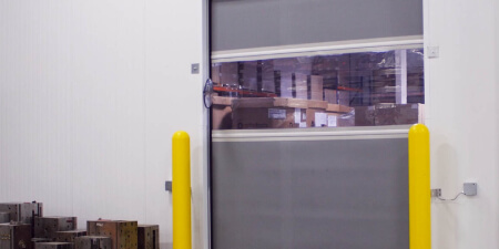 Rapid-roll commercial door for manufactures helps streamline work flow.